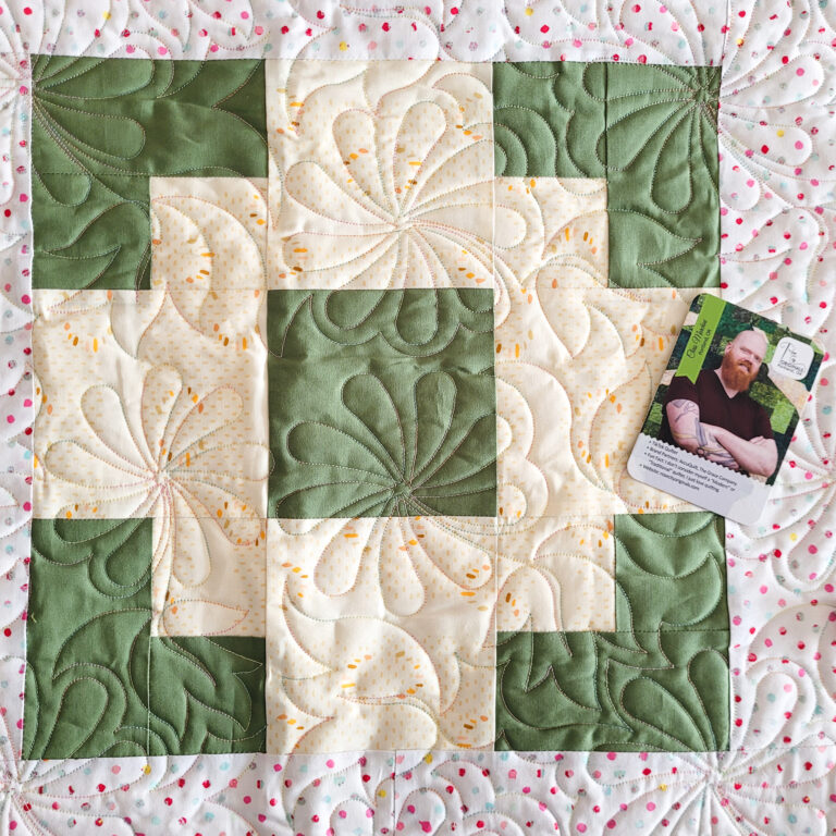 Chris Marchini Quilt Trading Cards Quilt Block